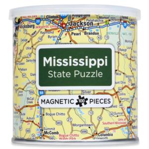 City Magnetic Puzzle Mississippi Magnetic Puzzle By Geo Toys