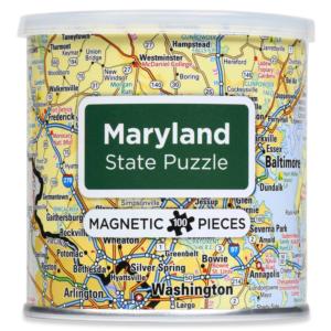 City Magnetic Puzzle Maryland Magnetic Puzzle By Geo Toys