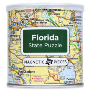Magnetic Puzzle Florida Maps & Geography Magnetic Puzzle By Geo Toys