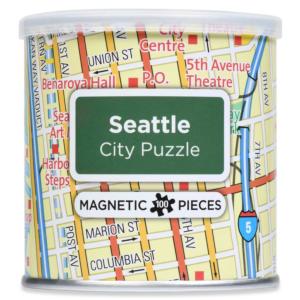 City Magnetic Puzzle Seattle Maps & Geography Magnetic Puzzle By Geo Toys