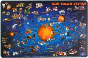Our Solar System Space Children's Puzzles By Dino's Illustrated World