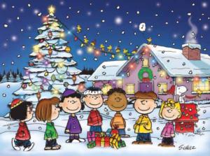 Peanuts Holiday Light Up Puzzle Peanuts Jigsaw Puzzle By RoseArt