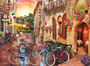 Biking in Tuscany Italy Jigsaw Puzzle By Anatolian
