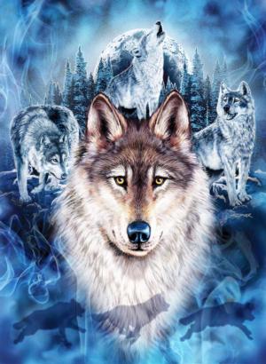 Wolf Team - Scratch and Dent Forest Jigsaw Puzzle By Anatolian