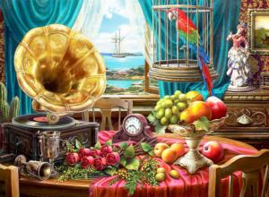 Still Life With Fruit Fruit & Vegetable Jigsaw Puzzle By Anatolian