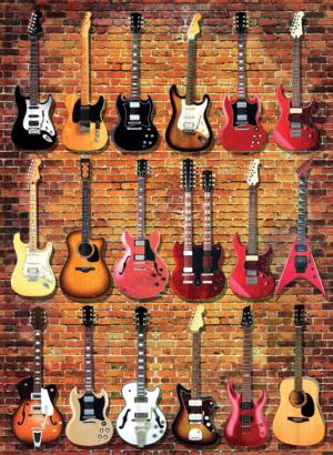 Guitar Collection Music Jigsaw Puzzle By Anatolian