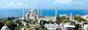 Sultanahmet Cami Landmarks & Monuments Panoramic Puzzle By Anatolian