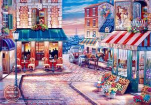 500 Piece for sale online Springbok Puzzles Cafe Le Bon Georges Jigsaw Puzzle 
