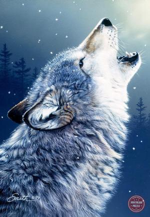 Ascending Song Wolf Jigsaw Puzzle By Anatolian