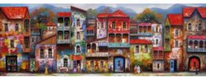 Old Tbilisi Landscape Panoramic Puzzle By Magnolia