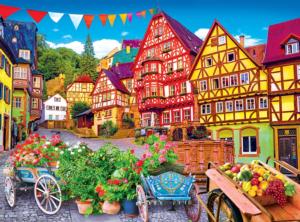 Colorful European Town Landscape Jigsaw Puzzle By Kodak