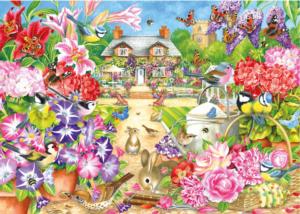 Summer Garden Cabin & Cottage Jigsaw Puzzle By Falcon