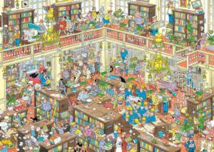 The Library Humor Jigsaw Puzzle By Jumbo