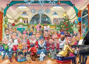 Wasgij Christmas 16: The Christmas Show! Cartoon Altered Images By Jumbo