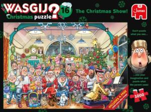 Wasgij Christmas 16: The Christmas Show! - Scratch and Dent Christmas Altered Images By Jumbo