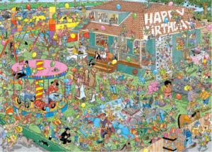 Children's Birthday Party Around the House Jigsaw Puzzle By Jumbo