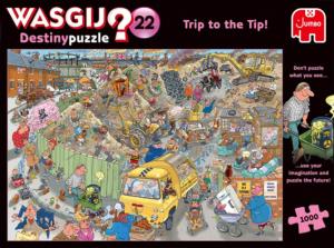 Wasgij Destiny 22: A Trip to the Tip Humor Jigsaw Puzzle By Jumbo