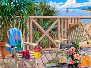 Peaceful Paradise Summer Jigsaw Puzzle By Vermont Christmas Company
