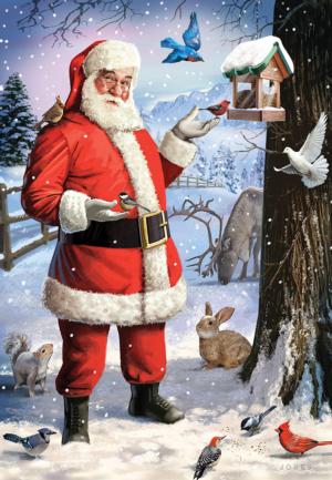 Santa's Little Friends Christmas Children's Puzzles By Vermont Christmas Company