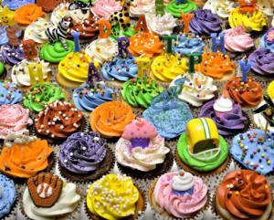 Birthday Cupcakes Sweets Jigsaw Puzzle By Vermont Christmas Company