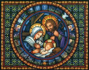 Holy Family Christmas Jigsaw Puzzle By Vermont Christmas Company