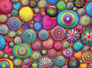 Mandala Stones Rainbow & Gradient Jigsaw Puzzle By Kodak