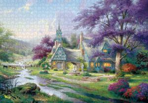 Clocktower Cottage Cabin & Cottage Jigsaw Puzzle By Puzzlelife