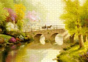 Hometown Bridge Countryside Jigsaw Puzzle By Puzzlelife