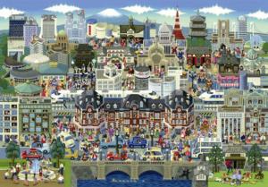 Tokyo Attractions Asia Jigsaw Puzzle By Puzzlelife