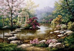 Gazebo Lakes & Rivers Jigsaw Puzzle By Puzzlelife