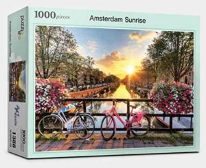 Amsterdam Sunrise Morning Bicycles Jigsaw Puzzle By Puzzlelife