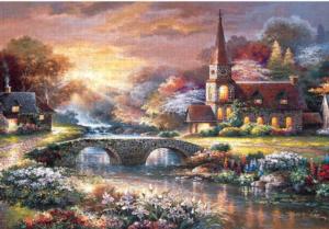 Peaceful Reflection Around the House Jigsaw Puzzle By Puzzlelife
