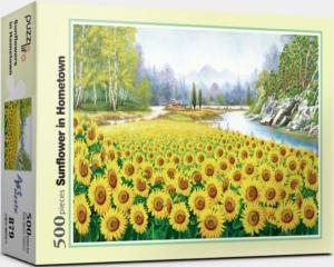 Hometown Sunflower Lakes & Rivers Jigsaw Puzzle By Puzzlelife