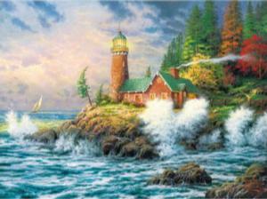 Lighthouse Beach & Ocean Jigsaw Puzzle By Puzzlelife