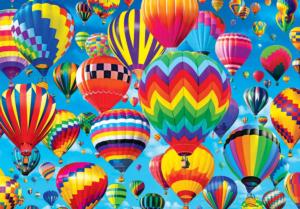 Balloons In Flight Hot Air Balloon Jigsaw Puzzle By Kodak