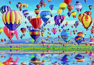 Balloon Reflections Photography Jigsaw Puzzle By Lafayette Puzzle Factory