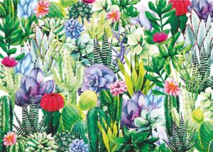 Cactus Flower & Garden Jigsaw Puzzle By Brain Tree