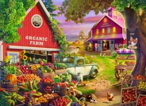 Organic Farm Around the House Jigsaw Puzzle By Brain Tree