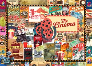 Movie Buff Movies / Books / TV Jigsaw Puzzle By Brain Tree
