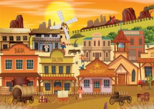 Country Cowboys Countryside Jigsaw Puzzle By Brain Tree