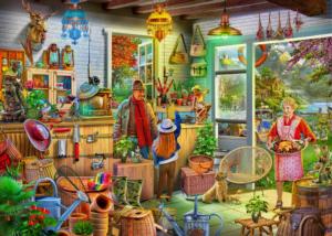Fishing Shed - <strong>Premium Puzzle!</strong> Cabin & Cottage Jigsaw Puzzle By Brain Tree