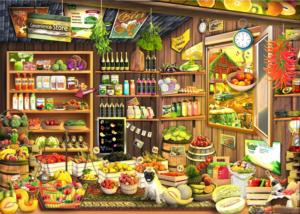 Country Store - <strong>Premium Puzzle!</strong> Food and Drink Jigsaw Puzzle By Brain Tree