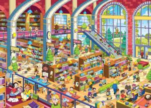 Grand Library - <strong>Premium Puzzle!</strong> Books & Reading Jigsaw Puzzle By Brain Tree