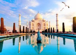 Taj Mahal - <strong>Premium Puzzle!</strong> Travel Jigsaw Puzzle By Brain Tree