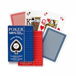 Single deck.100% Plastic Poker.Texas Hold'em By Piatnik