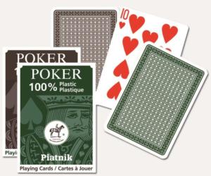 Single deck. 100% Plastic Poker By Piatnik