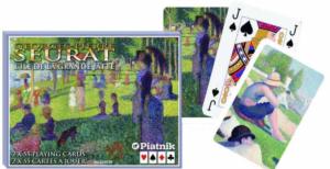 Double deck play.cards. L'ile la G.Jatte By Piatnik