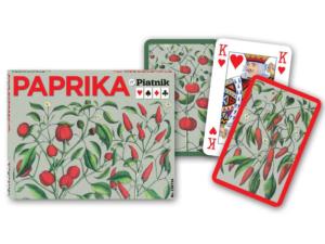 Double deck play.cards. Paprika By Piatnik