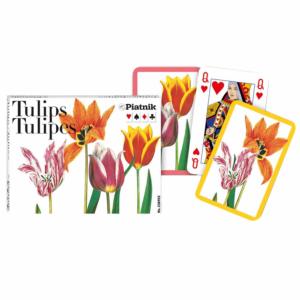 Double deck play.cards. Tulips By Piatnik