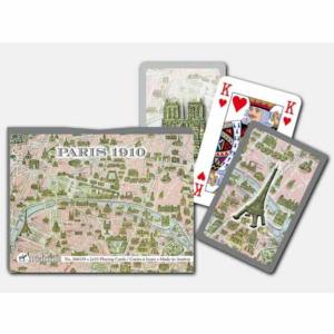 Double deck play.cards. Paris Map By Piatnik